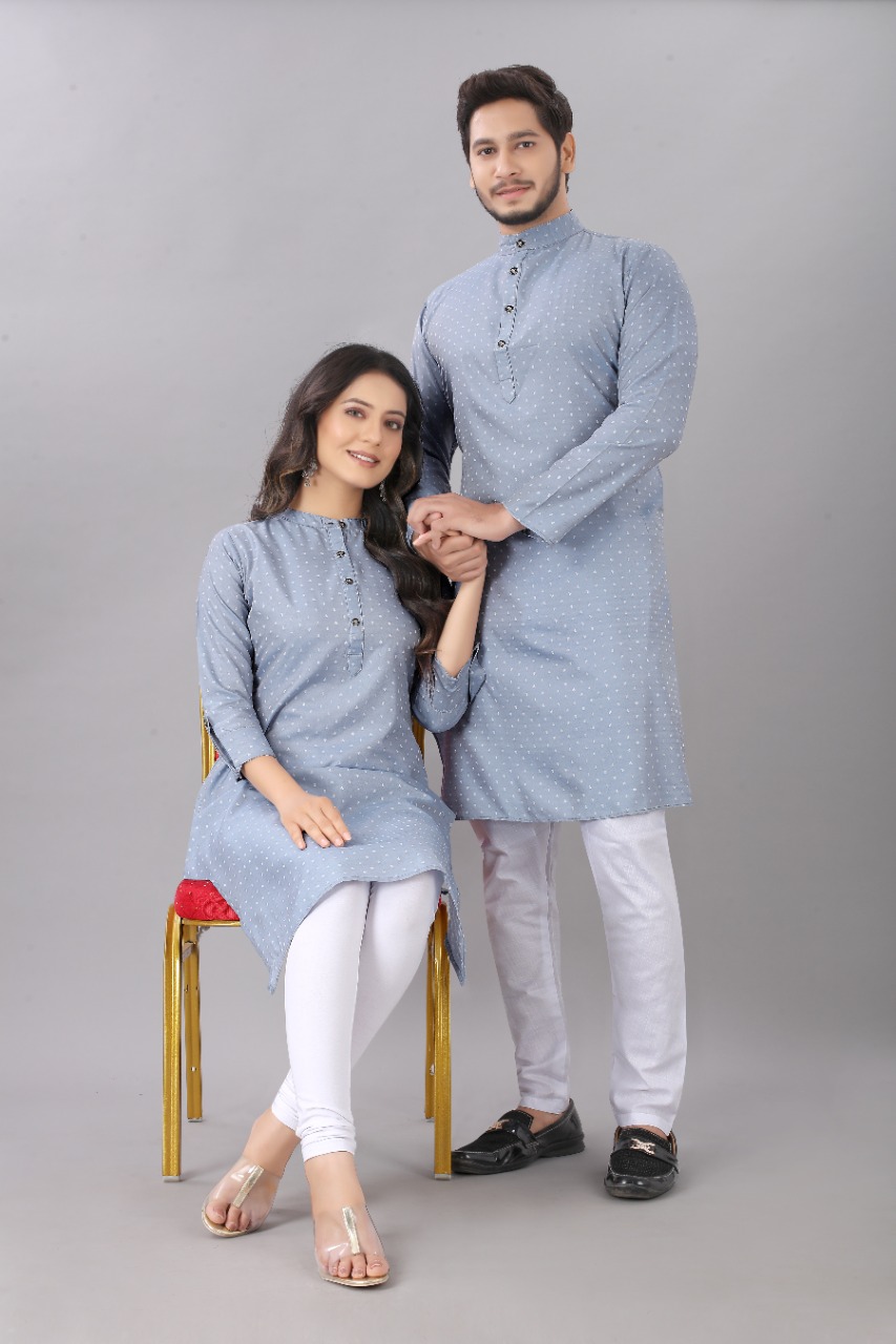 Light Grey Kurta Buy Latest Couple Catalog