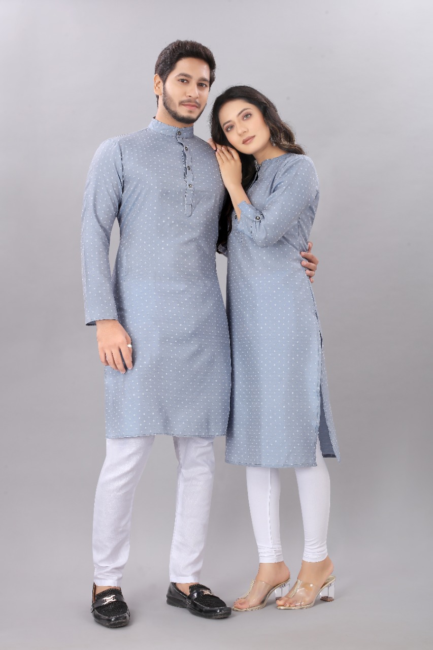 Light Grey Kurta Buy Latest Couple Catalog