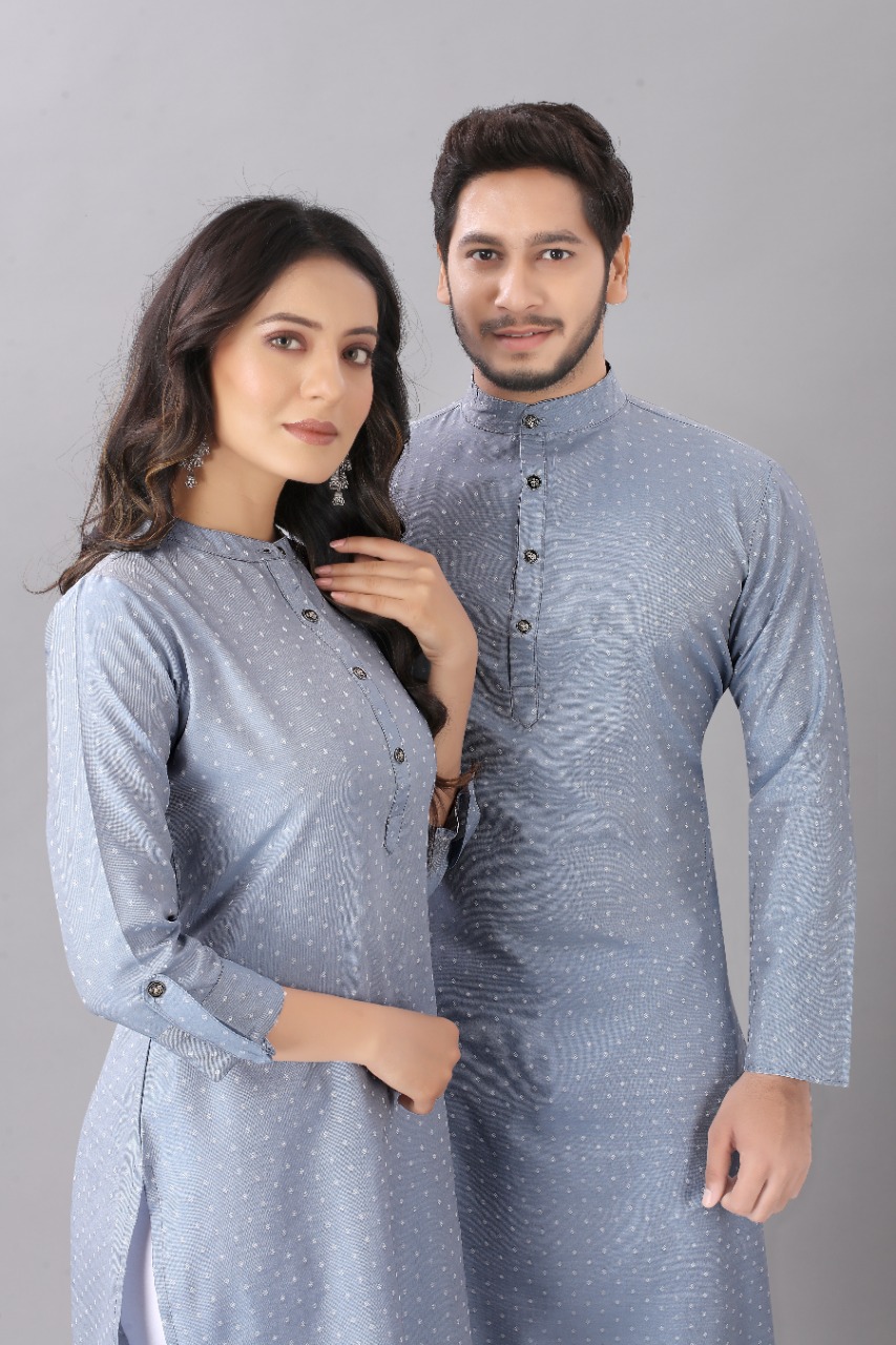 Light Grey Kurta Buy Latest Couple Catalog
