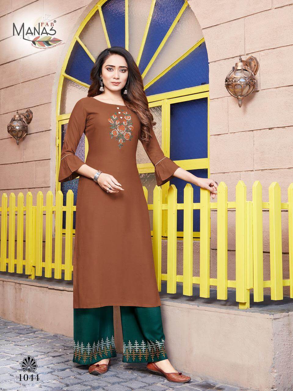 Manas Anishka  Vol  6 Rayon Fancy Kurti With Bottom Catalog