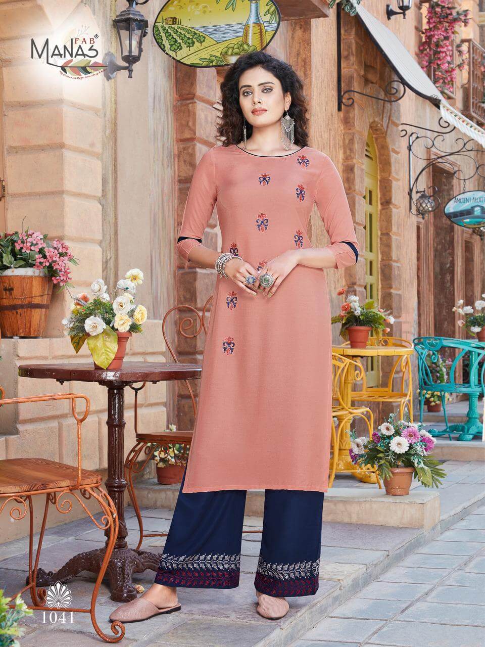 Manas Anishka  Vol  6 Rayon Fancy Kurti With Bottom Catalog