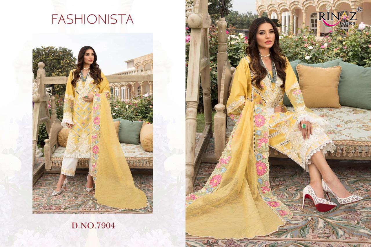 Rinaz Adan Libas 5 Pakistani Unstitched Cambric Cotton Suits  Catalog