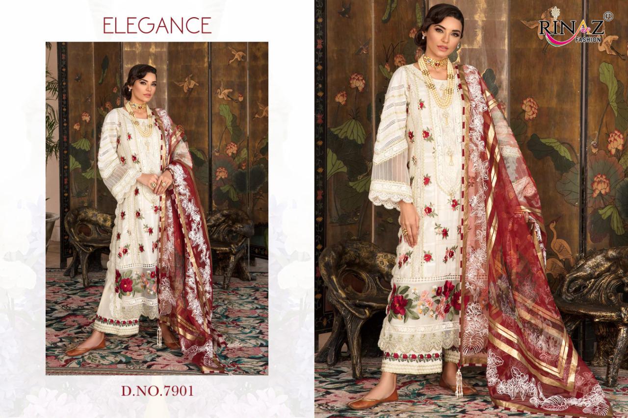 Rinaz Adan Libas 5 Pakistani Unstitched Cambric Cotton Suits  Catalog