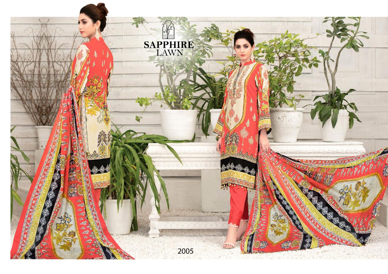 Sapphire Lawn  Vol 2 Buy Online Karachi Work Salwar Suits