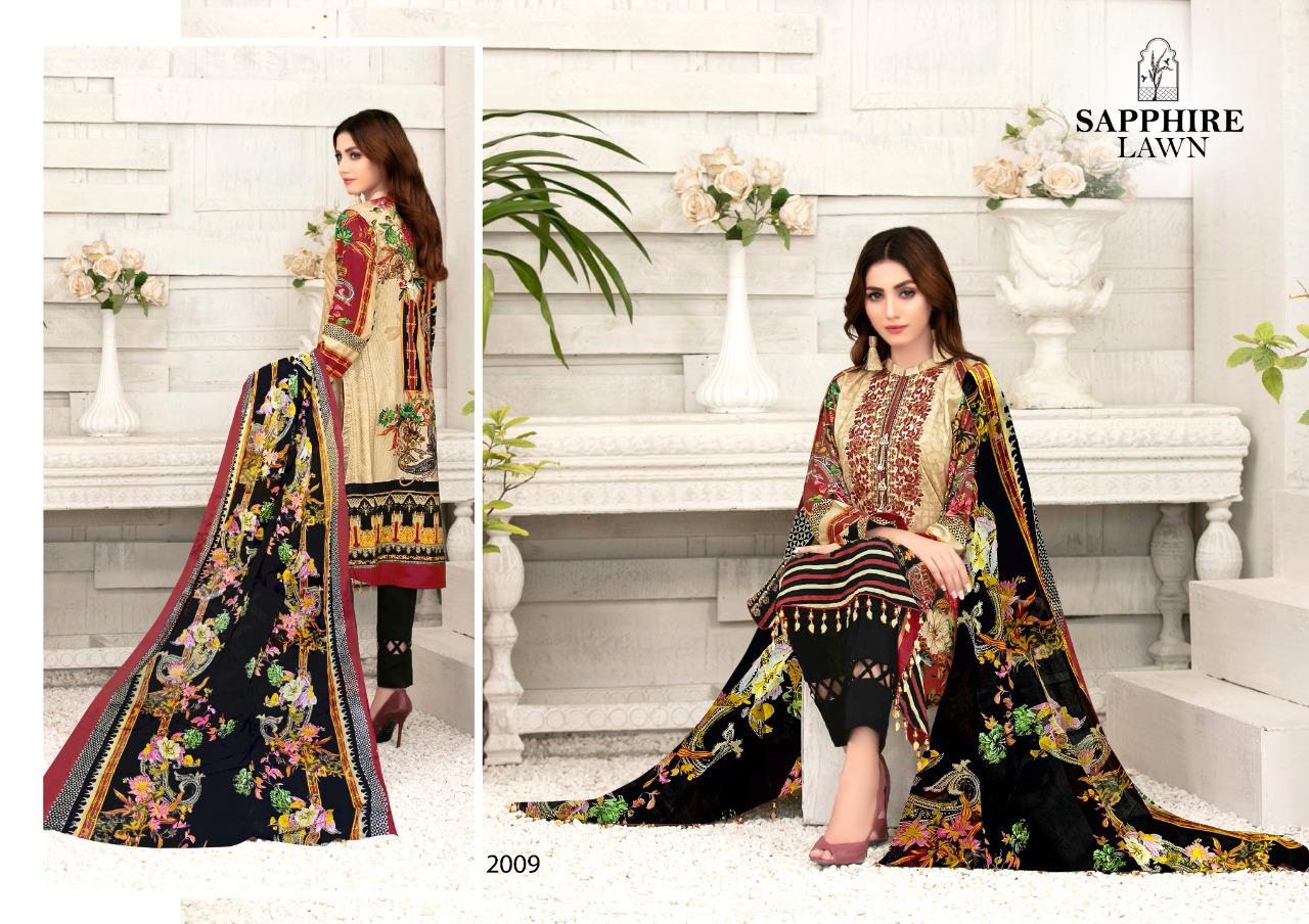 Sapphire Lawn  Vol 2 Buy Online Karachi Work Salwar Suits