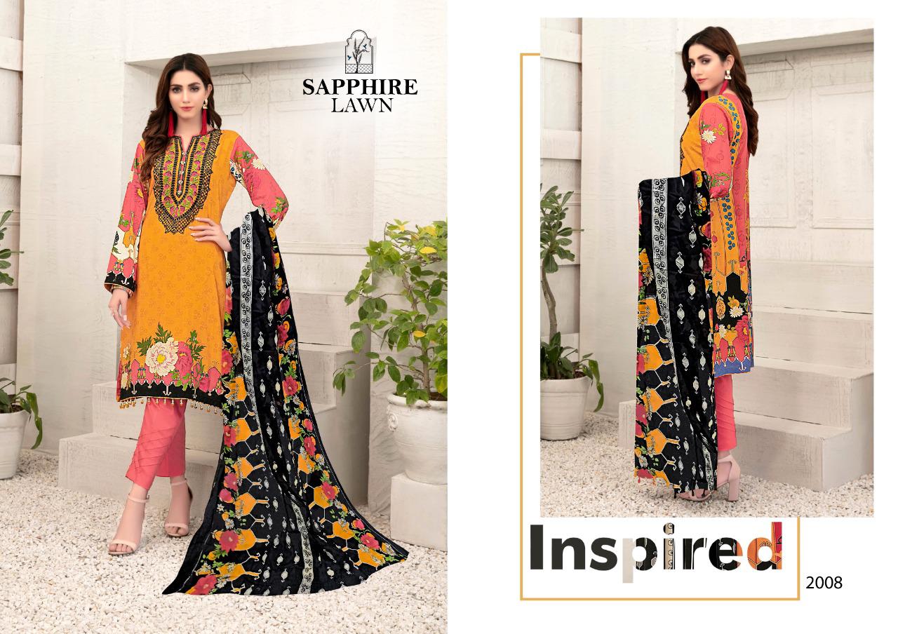 Sapphire Lawn  Vol 2 Buy Online Karachi Work Salwar Suits