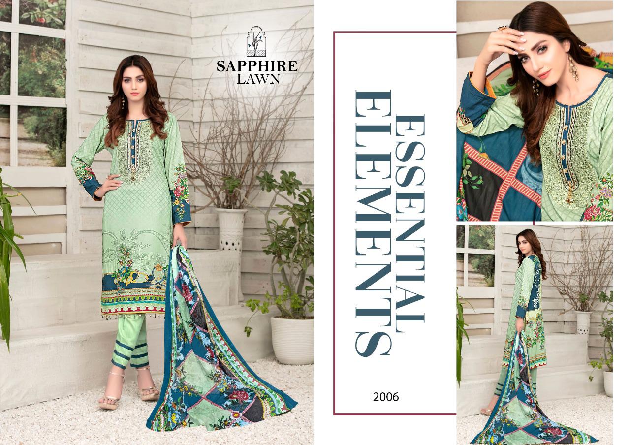 Sapphire Lawn  Vol 2 Buy Online Karachi Work Salwar Suits