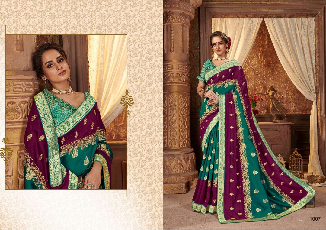 Saroj Aakanshi Festive Wear Silk Sarees  Catalog