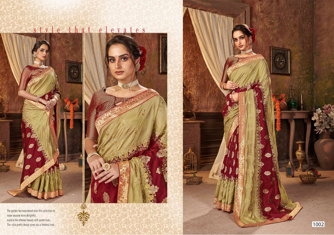 Saroj Aakanshi Festive Wear Silk Sarees  Catalog