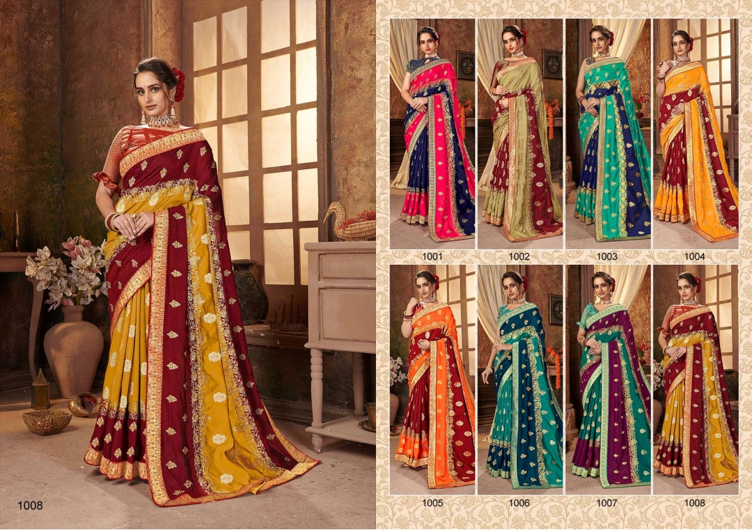 Saroj Aakanshi Festive Wear Silk Sarees  Catalog