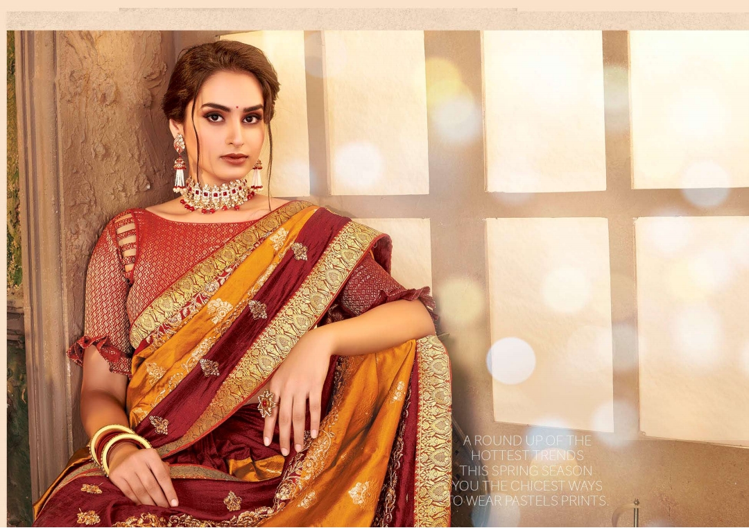 Saroj Aakanshi Festive Wear Silk Sarees  Catalog
