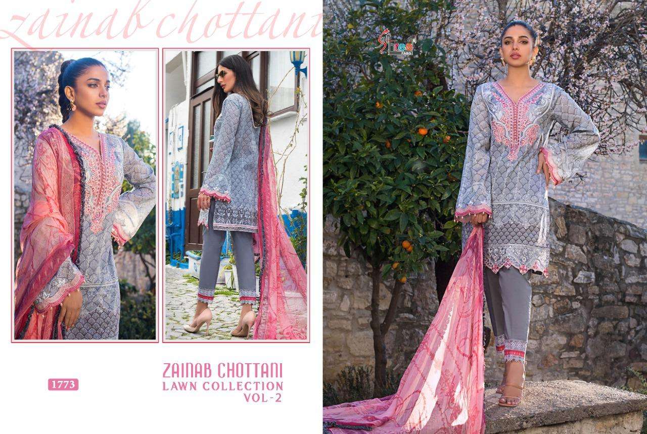 Shree Zainab Chottani Lawn Collection  Vol 2 Pure Lawn Cotton  Buy Pakistani Salwar Suits