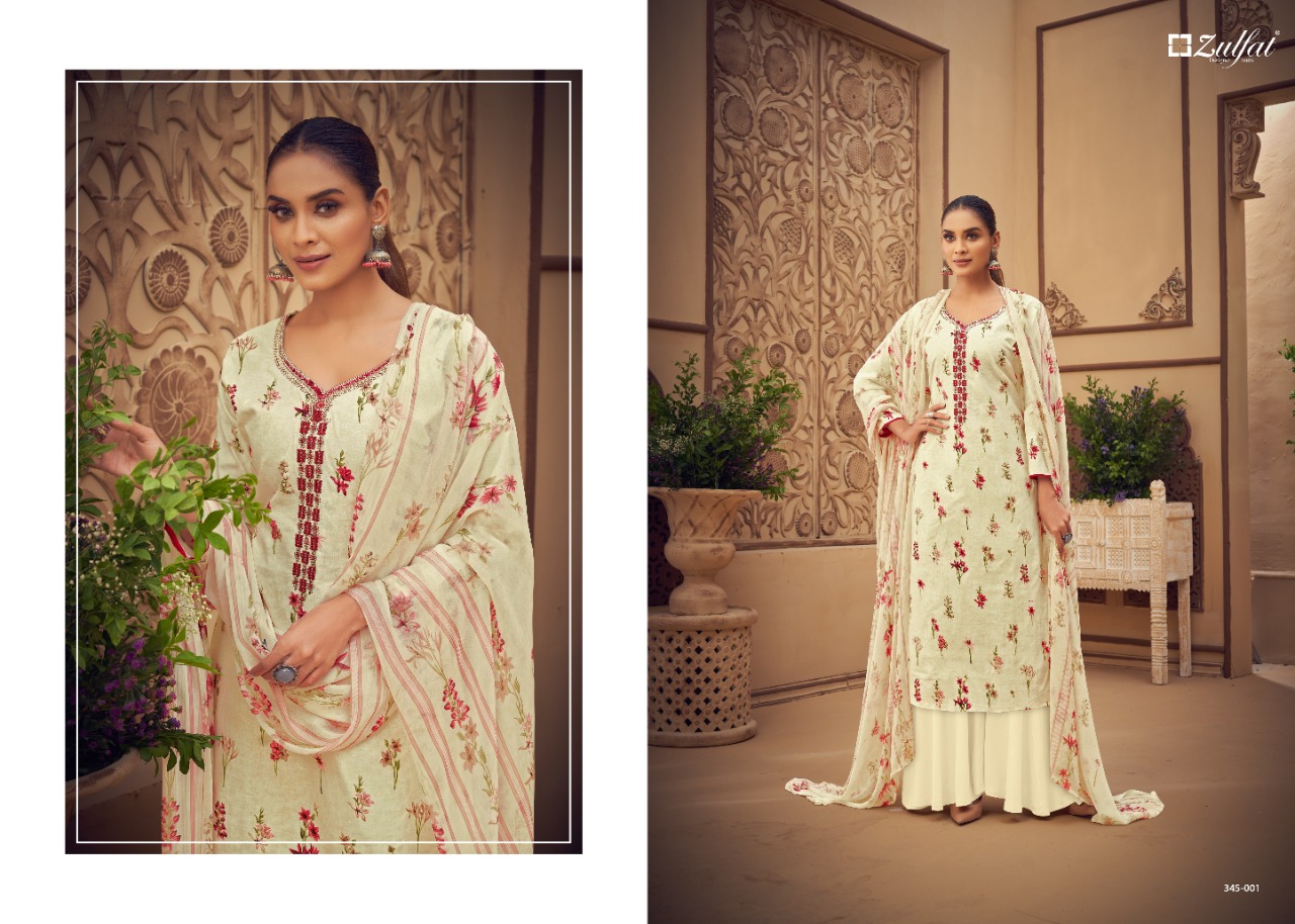 Zulfat Siyahi  Vol  3 Cotton Digital Printed Dress Material