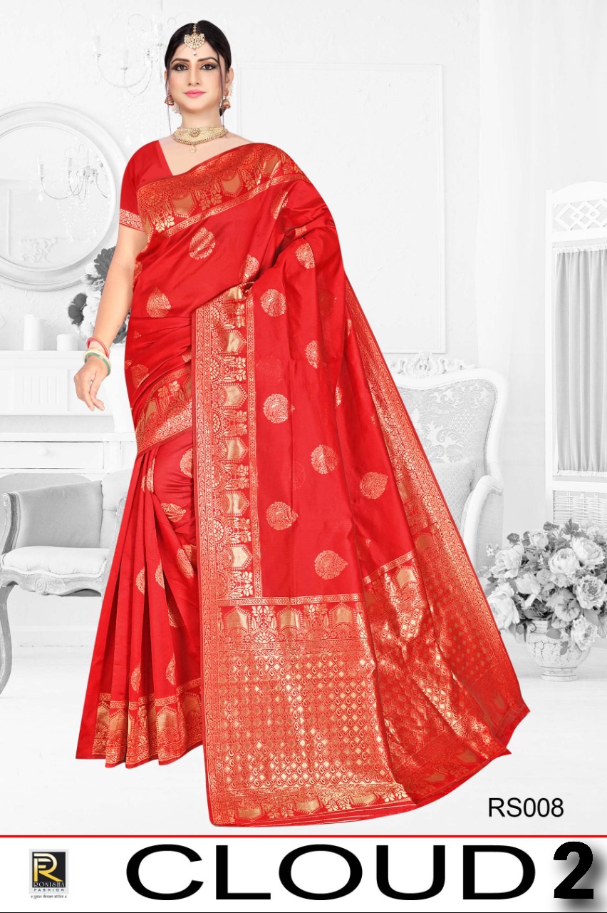 Ranjna Cloud 2 Ethnik Wear Silk Saree Collection