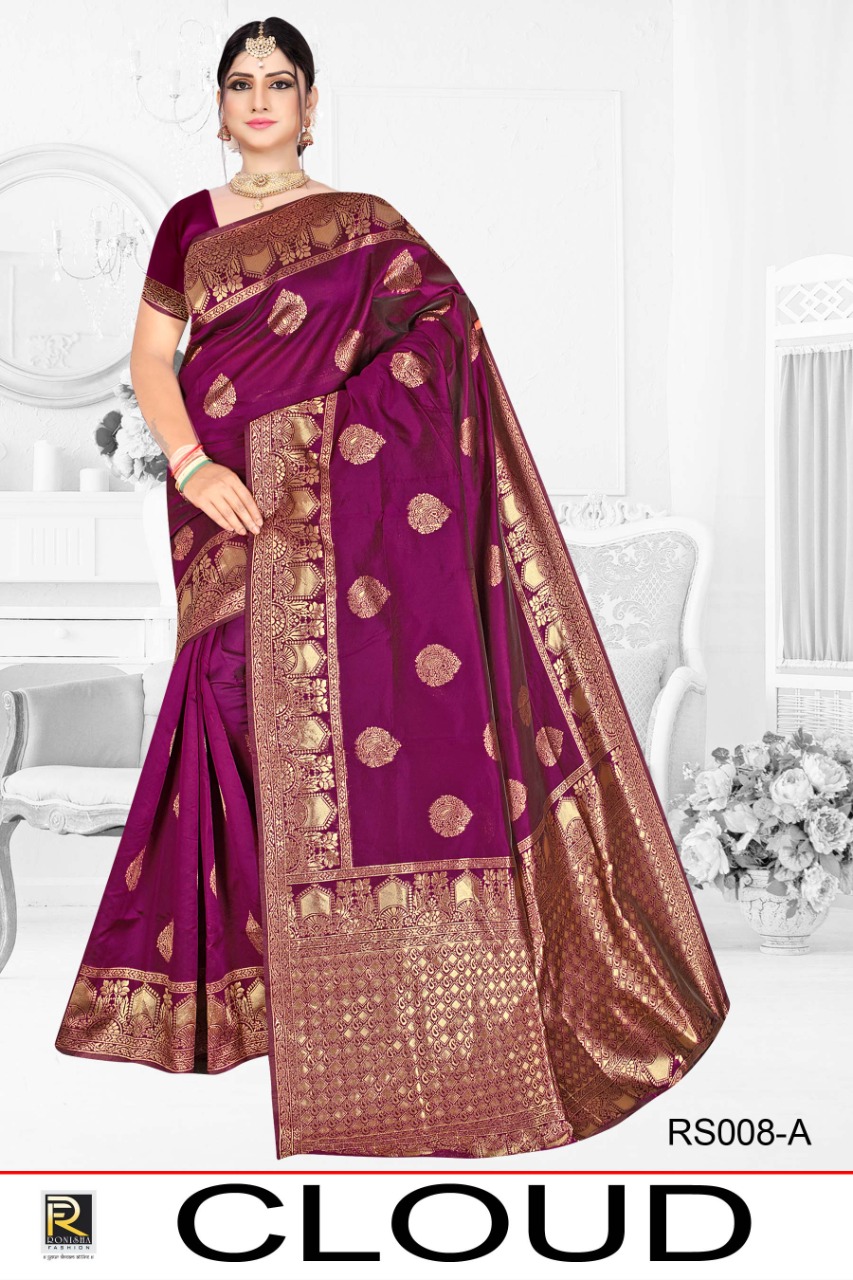 Ranjna Cloud 2 Ethnik Wear Silk Saree Collection