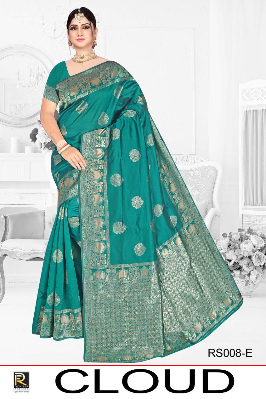 Ranjna Cloud 2 Ethnik Wear Silk Saree Collection