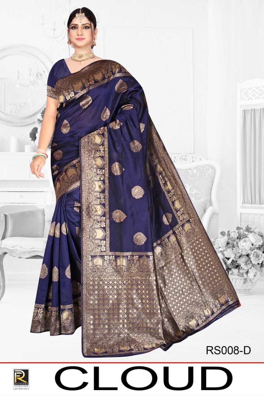 Ranjna Cloud 2 Ethnik Wear Silk Saree Collection