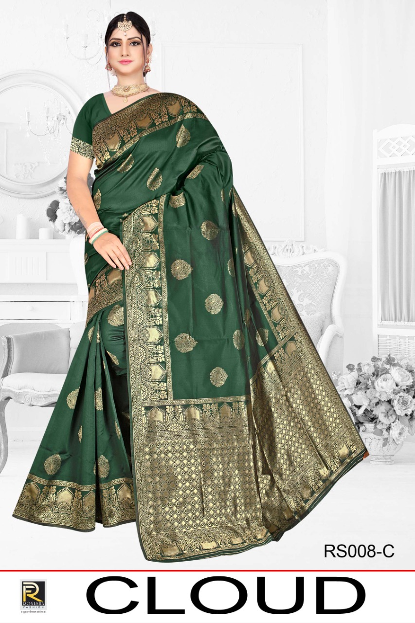Ranjna Cloud 2 Ethnik Wear Silk Saree Collection