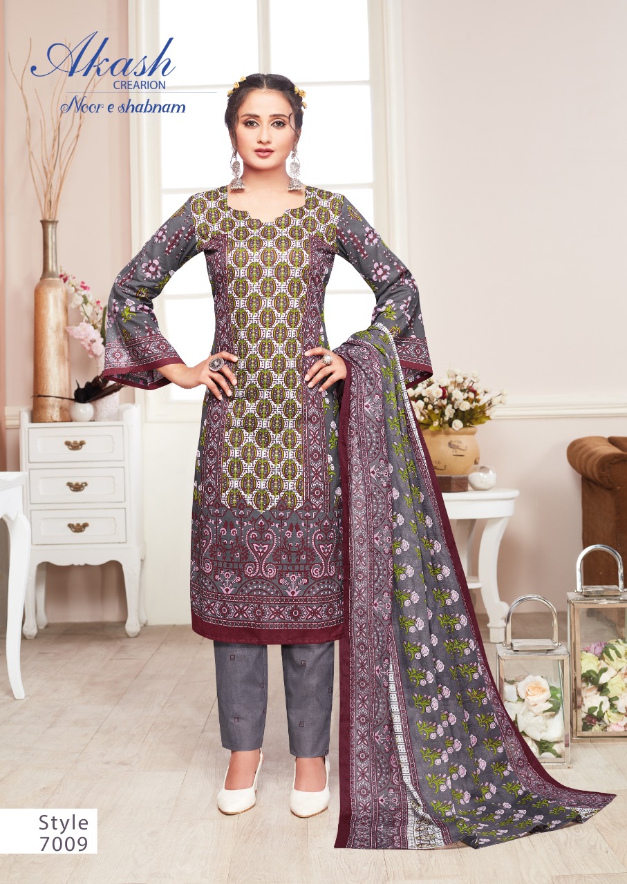 Akash Noor E Shabhnam Vol  7 Cotton Dress Material Catalog