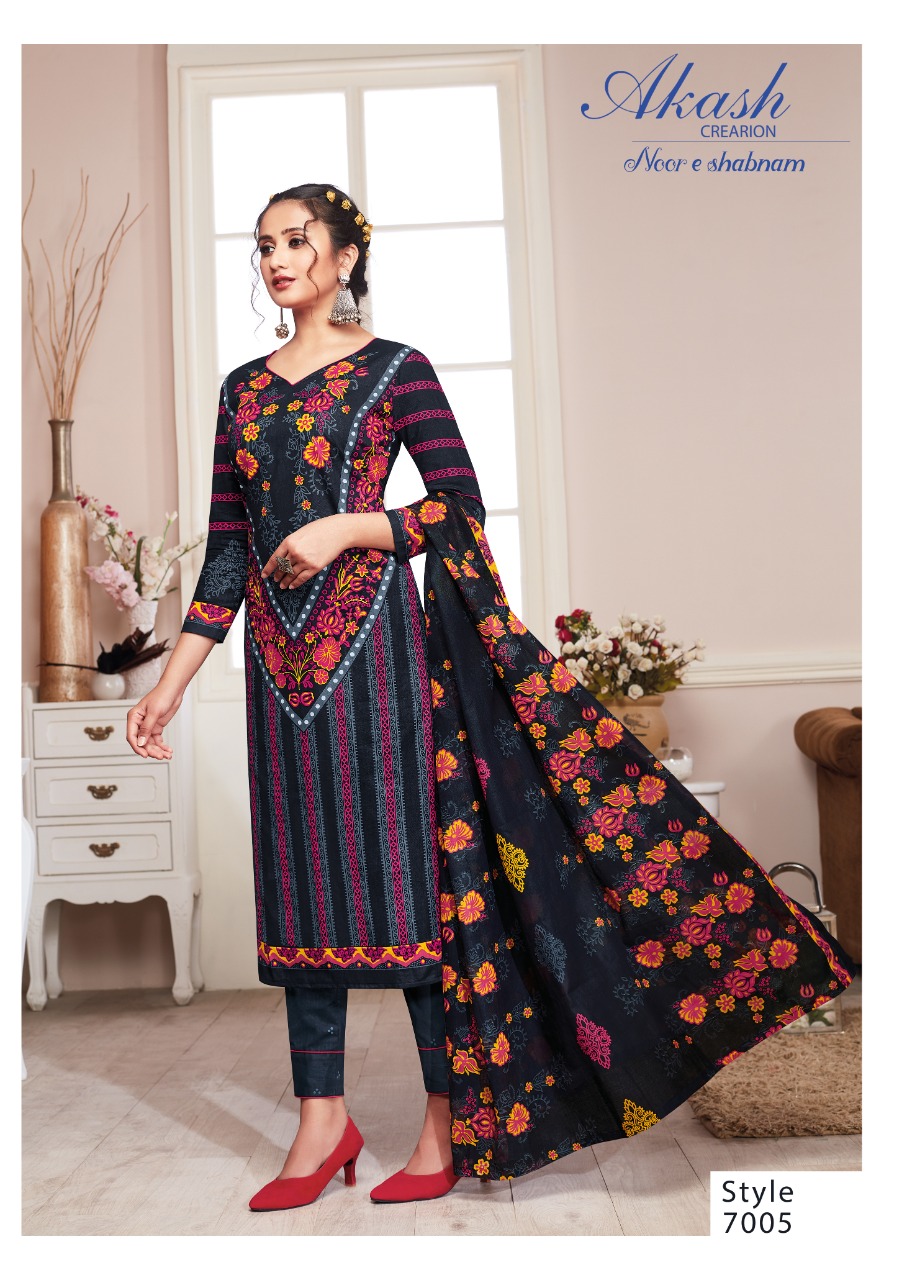 Akash Noor E Shabhnam Vol  7 Cotton Dress Material Catalog
