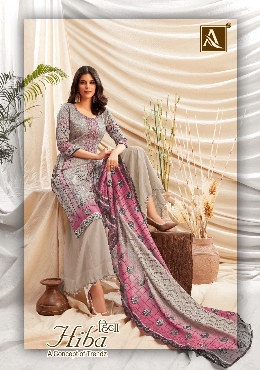 Alok Hiba  Designer Dress Material Catalogue