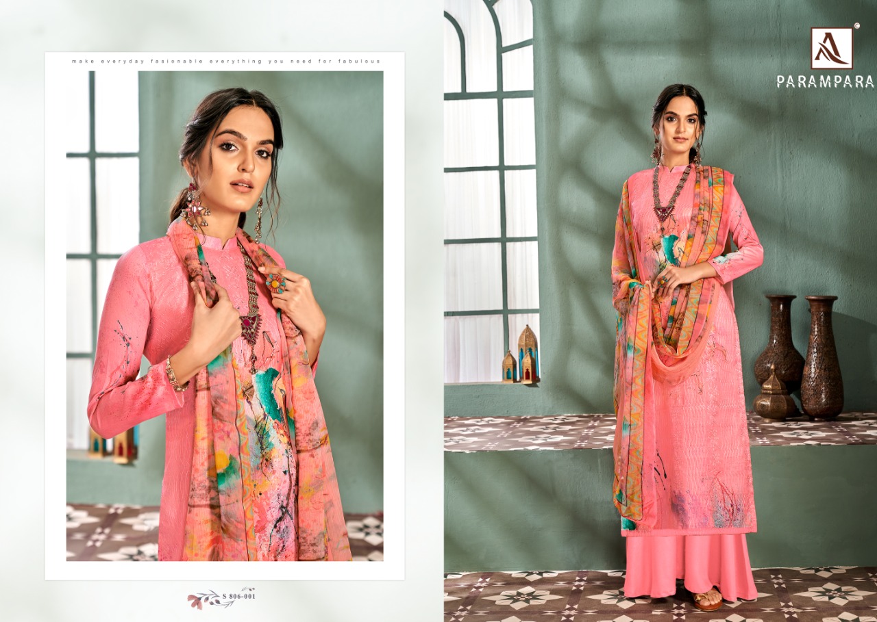 Alok Parampara  Designer Printed Buy Pure Jam  Cotton Dress Material  Catalog