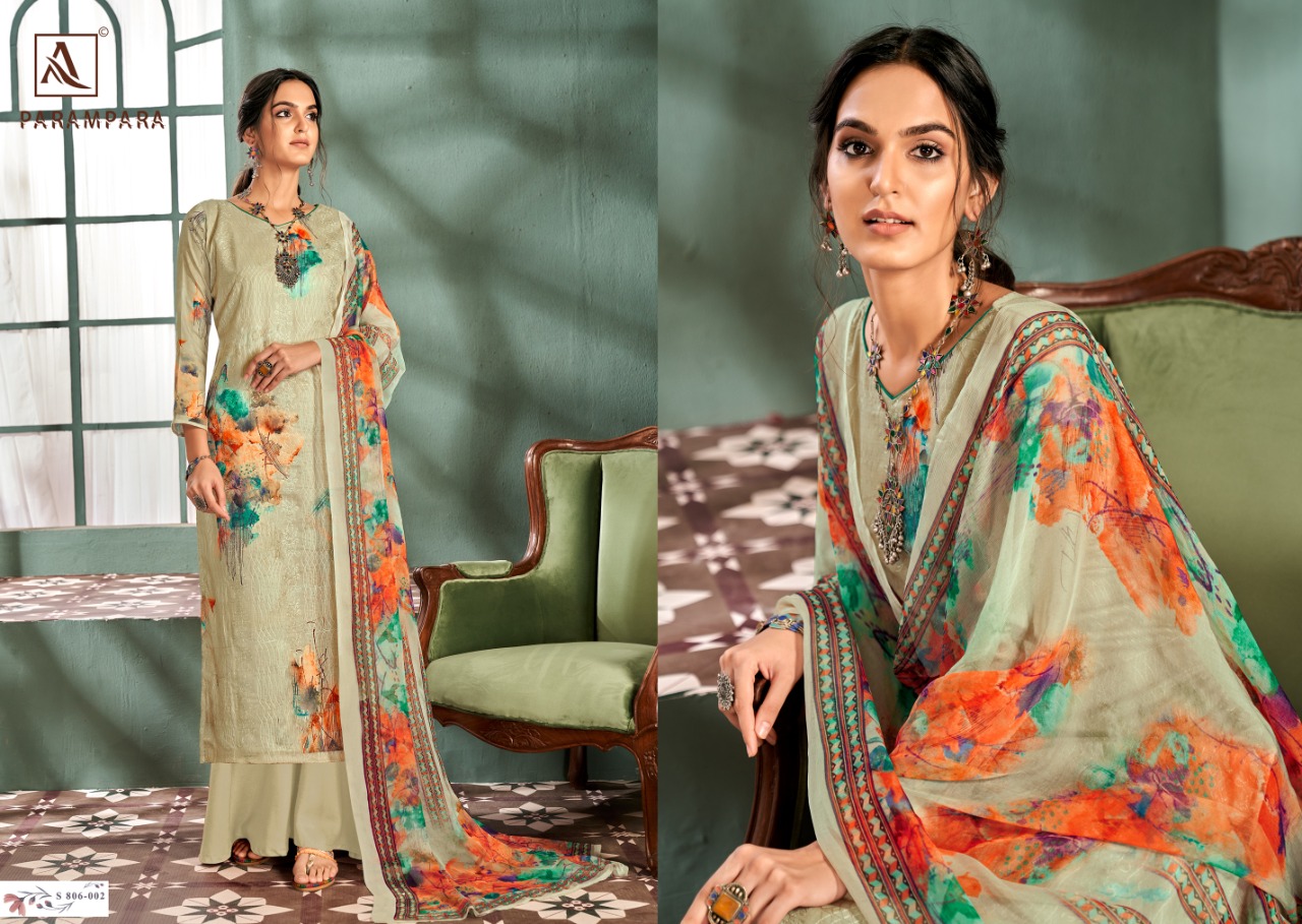 Alok Parampara  Designer Printed Buy Pure Jam  Cotton Dress Material  Catalog