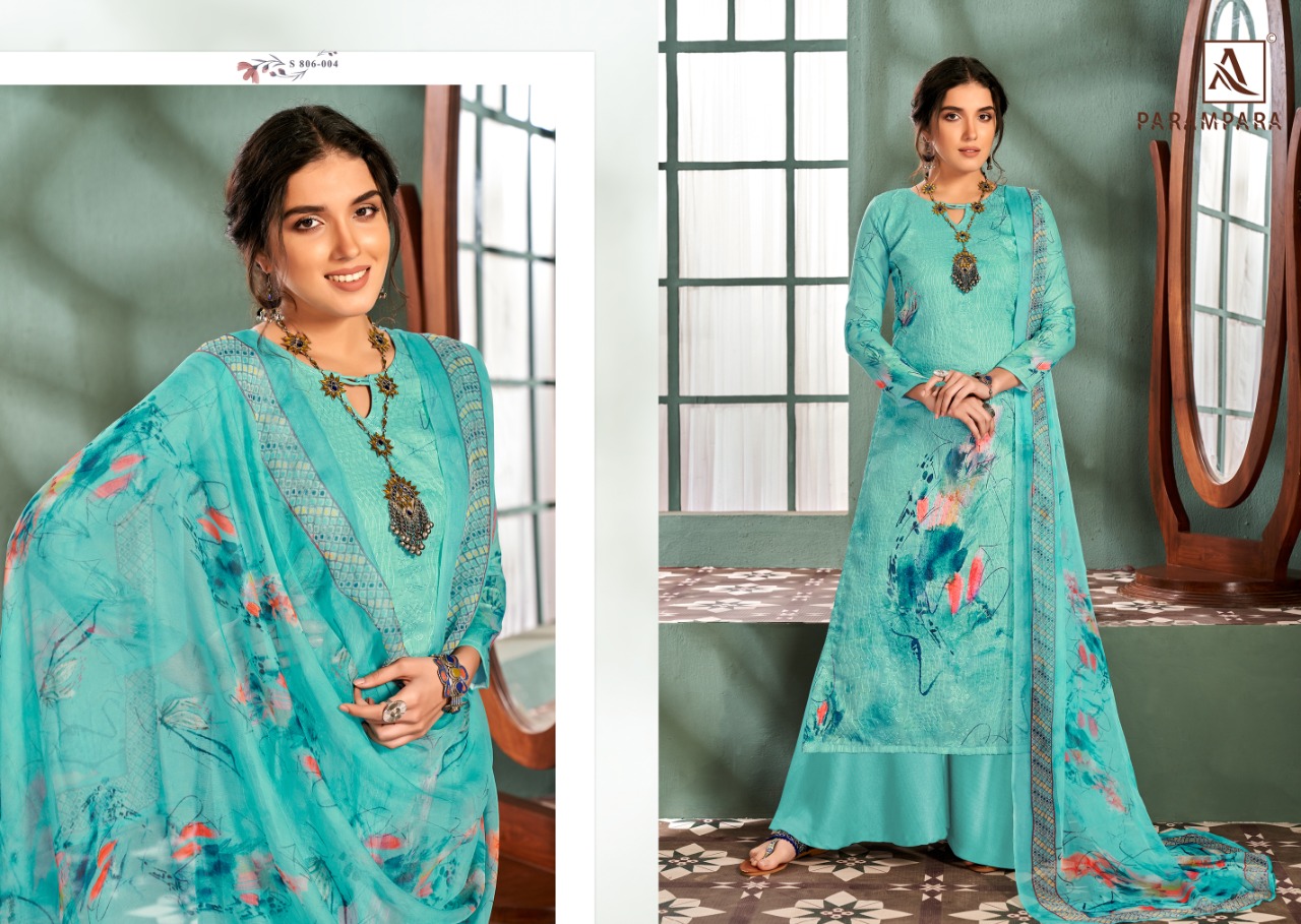 Alok Parampara  Designer Printed Buy Pure Jam  Cotton Dress Material  Catalog