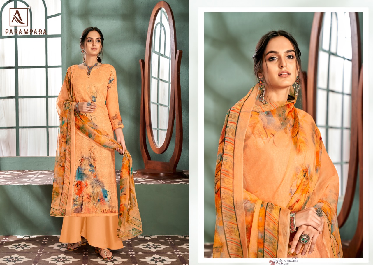 Alok Parampara  Designer Printed Buy Pure Jam  Cotton Dress Material  Catalog