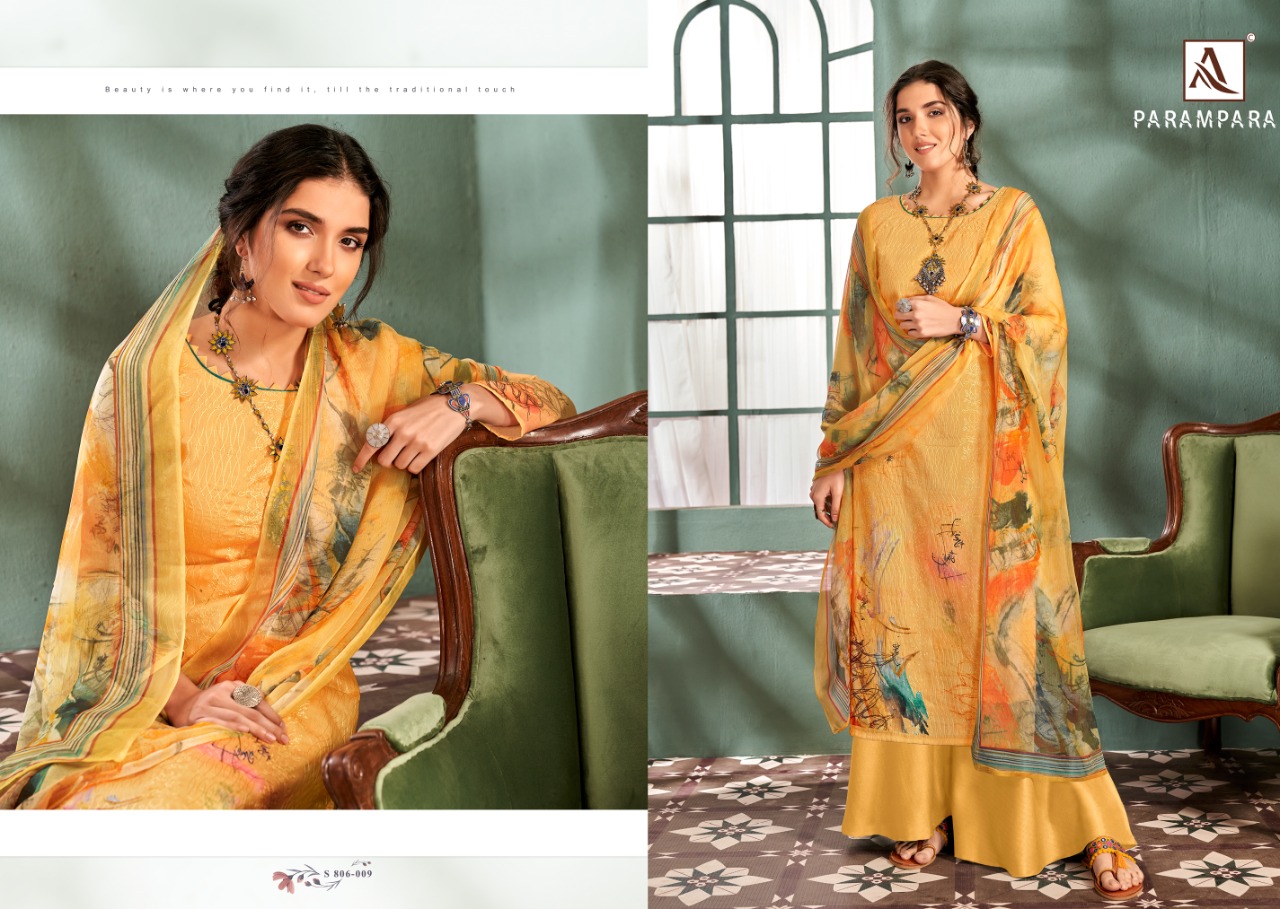 Alok Parampara  Designer Printed Buy Pure Jam  Cotton Dress Material  Catalog