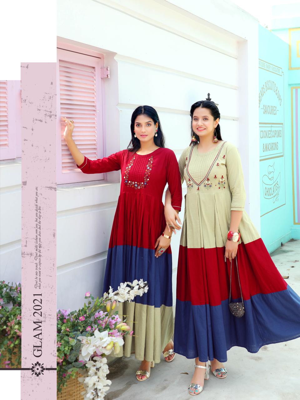 Aradhna Silky Vol 1 Designer Cotton Party Wear Kurti Catalog