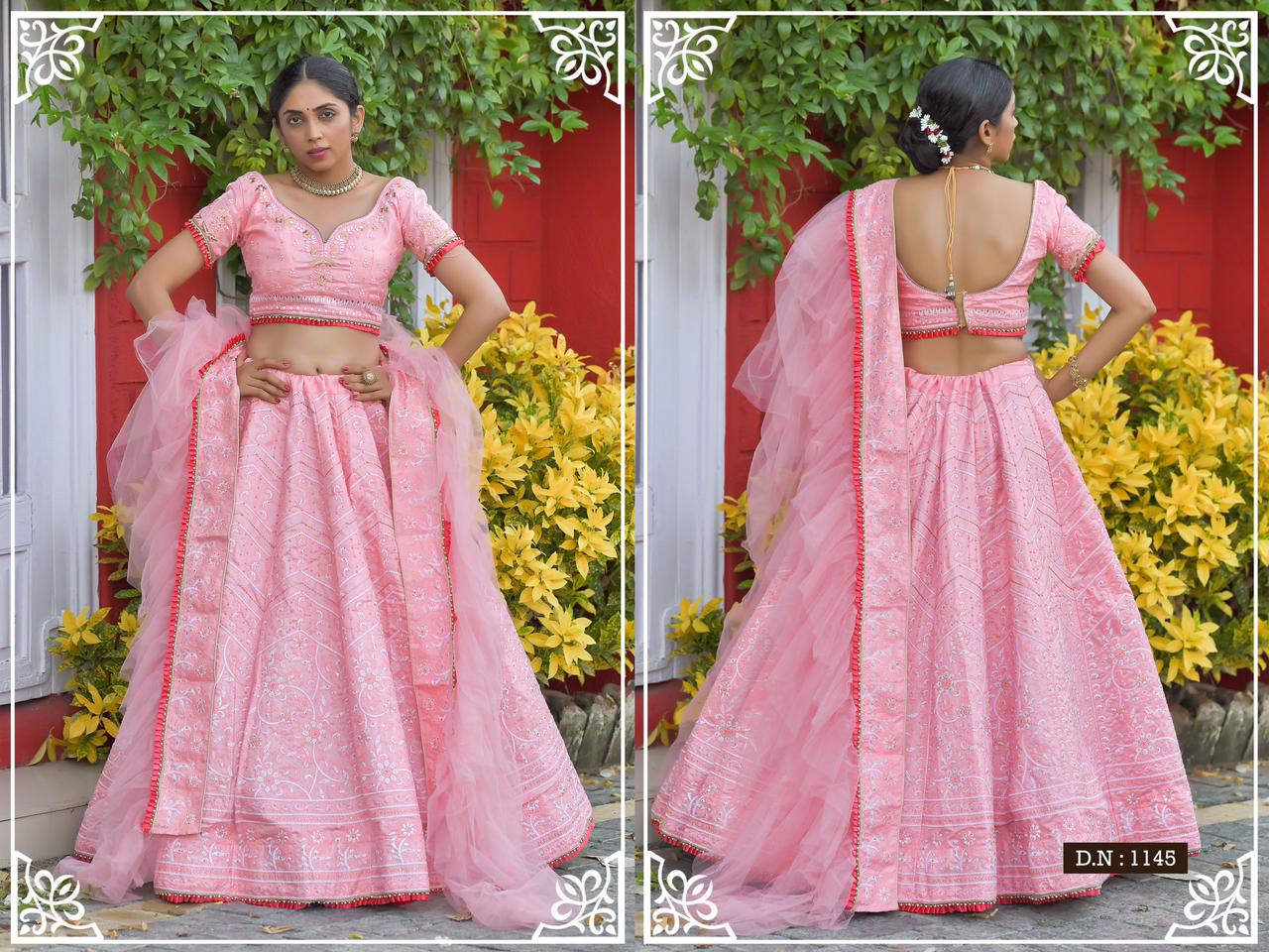 Arpi Peafowl Vol 77 Adda Silk Women Wear Bridal Lehangas Collection