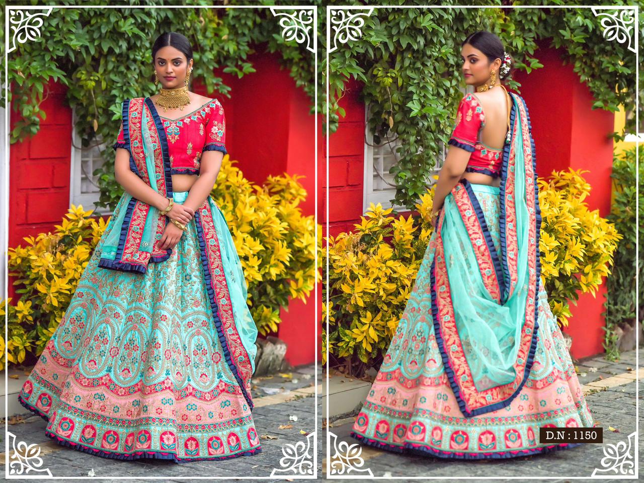 Arpi Peafowl Vol 77 Adda Silk Women Wear Bridal Lehangas Collection