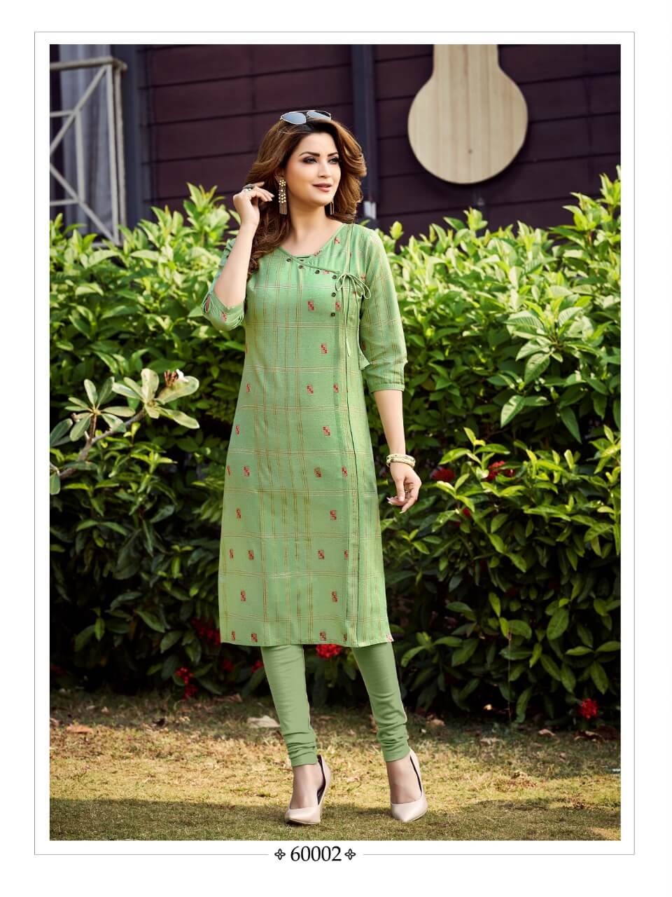 Art Riddh's Tjori Designer Jacquard Kurti  Catalog