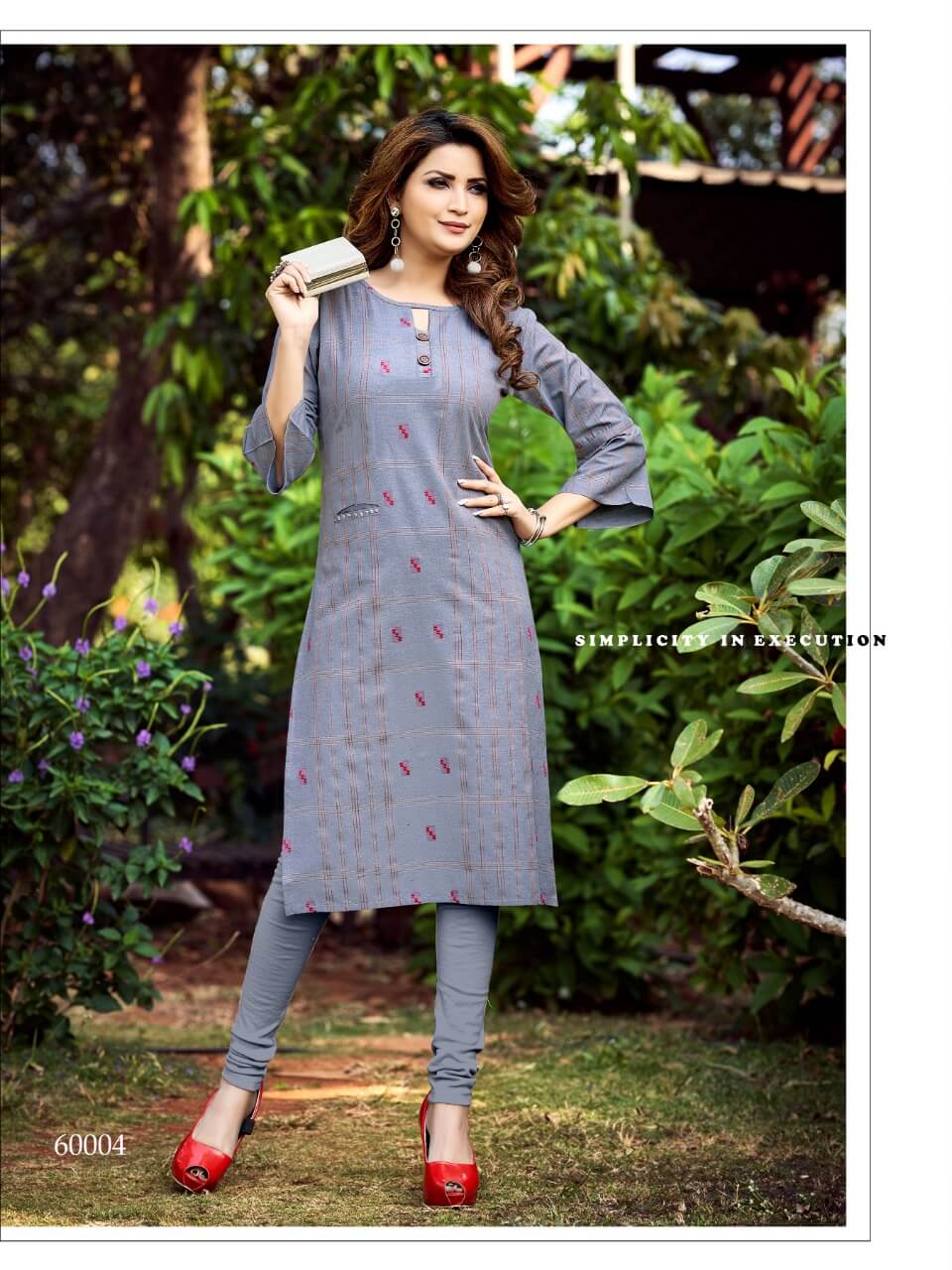 Art Riddh's Tjori Designer Jacquard Kurti  Catalog