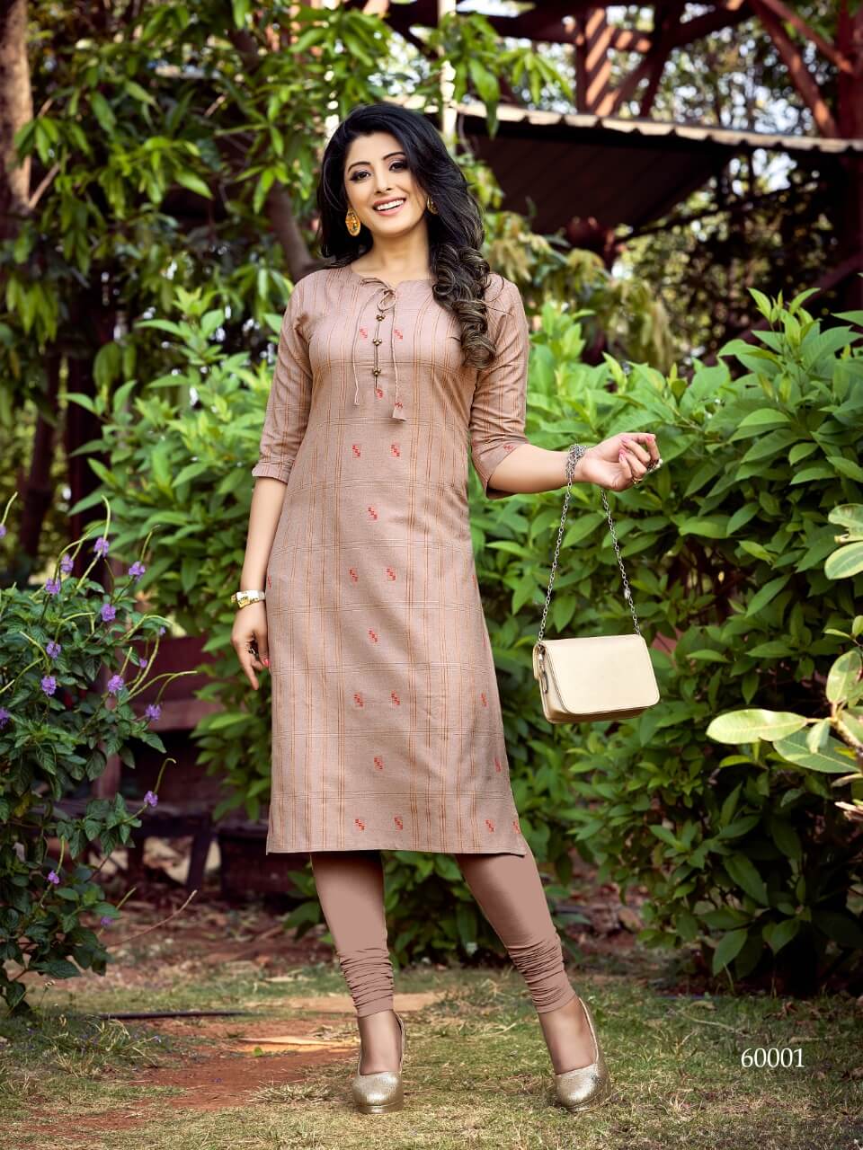 Art Riddh's Tjori Designer Jacquard Kurti  Catalog