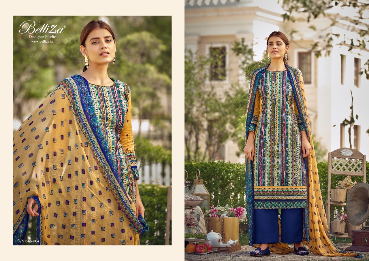 Belliza Melisa  Designer Dress Material Catalog