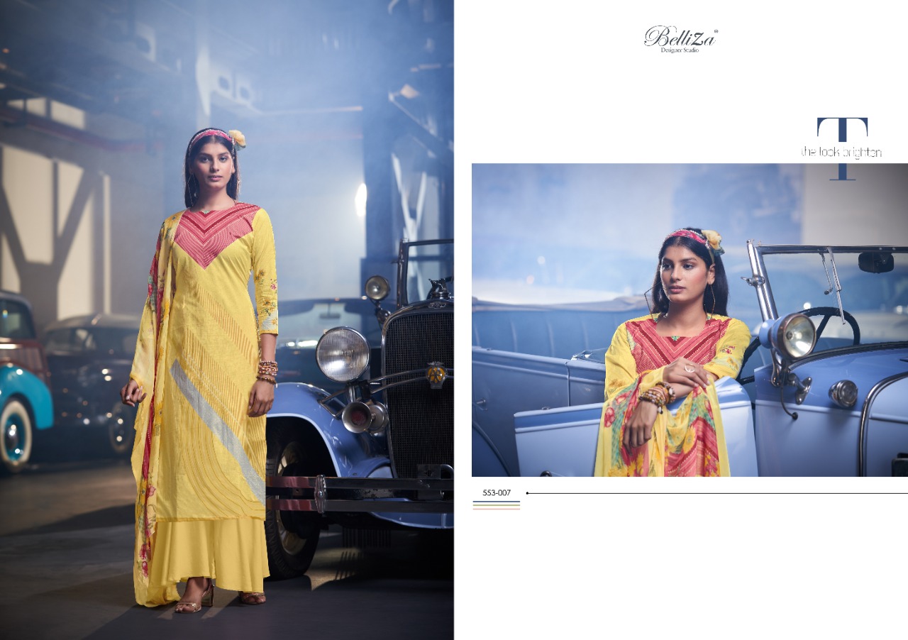 Belliza Tahira Cotton Fancy Digital Printed Salwar Suits Catalog