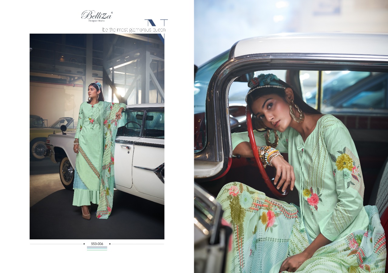 Belliza Tahira Cotton Fancy Digital Printed Salwar Suits Catalog