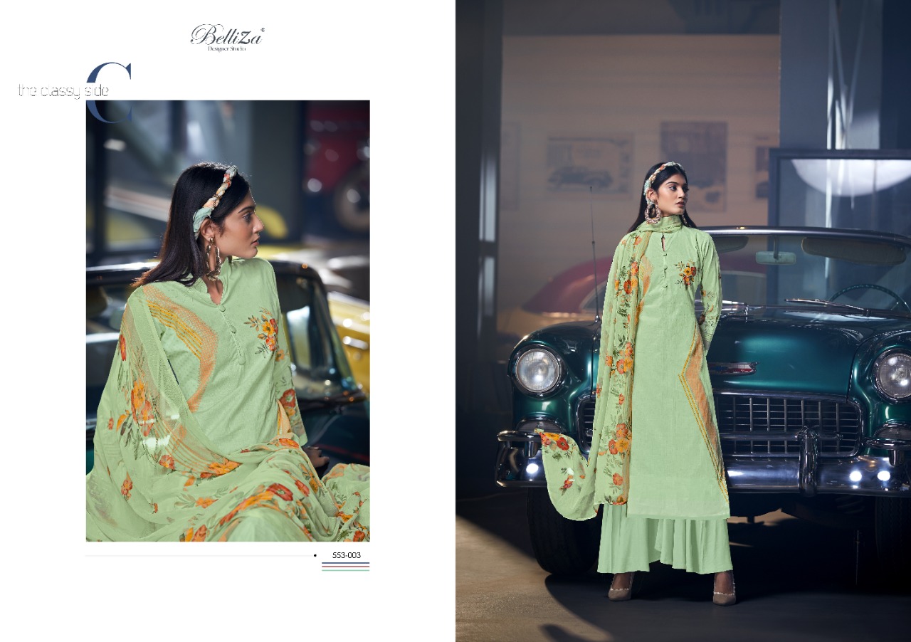 Belliza Tahira Cotton Fancy Digital Printed Salwar Suits Catalog