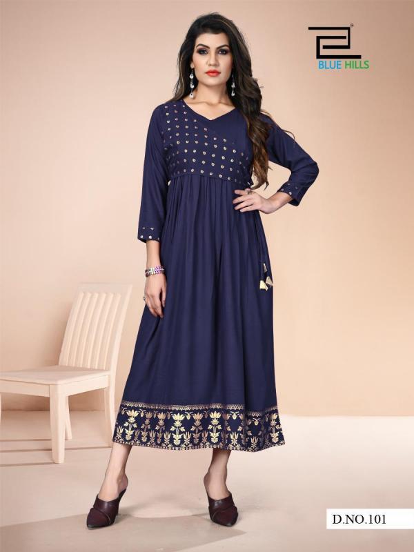 Blue Hills Badhai Ho Vol 1 Rayon Fancy Feeding Kurti Catalog