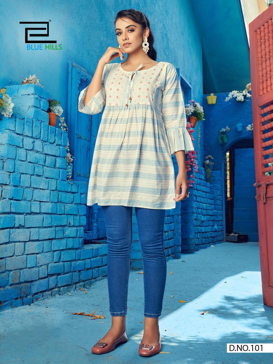 Blue Hills Modern India Vol  1 Western Top Catalog