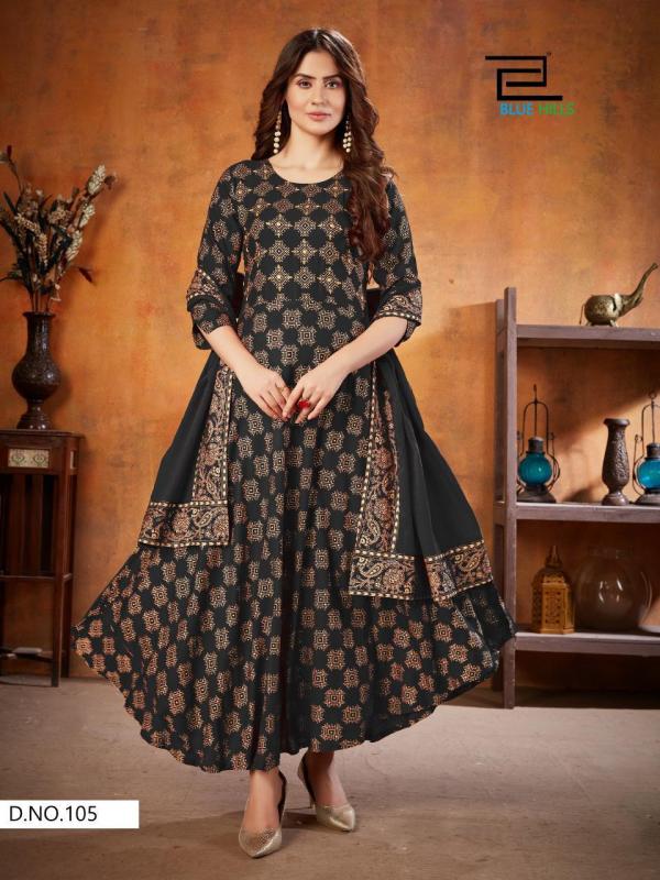 Blue Hills Soul Mate 3 Rayon Fancy Kurti With Dupatta Catalog