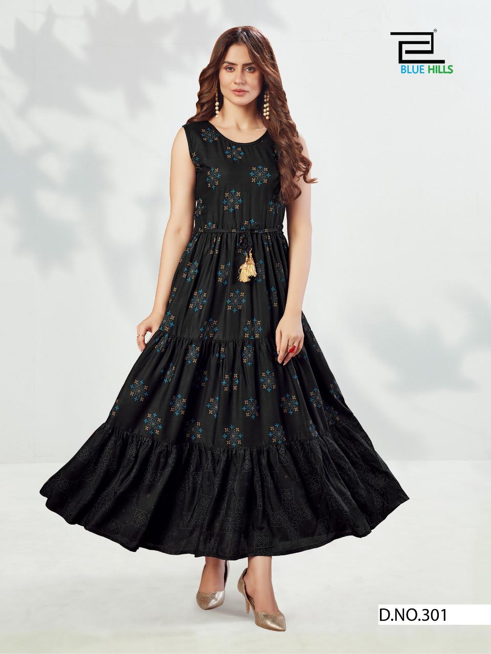 Blue Hills Sun Shine Vol 3 Designer Long Printed Kurti  Catalog