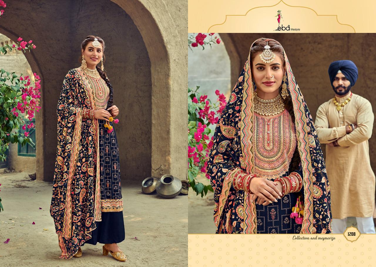 Eba Satrangi Speacial Embroidery Wear Salwar Kameez Catalog
