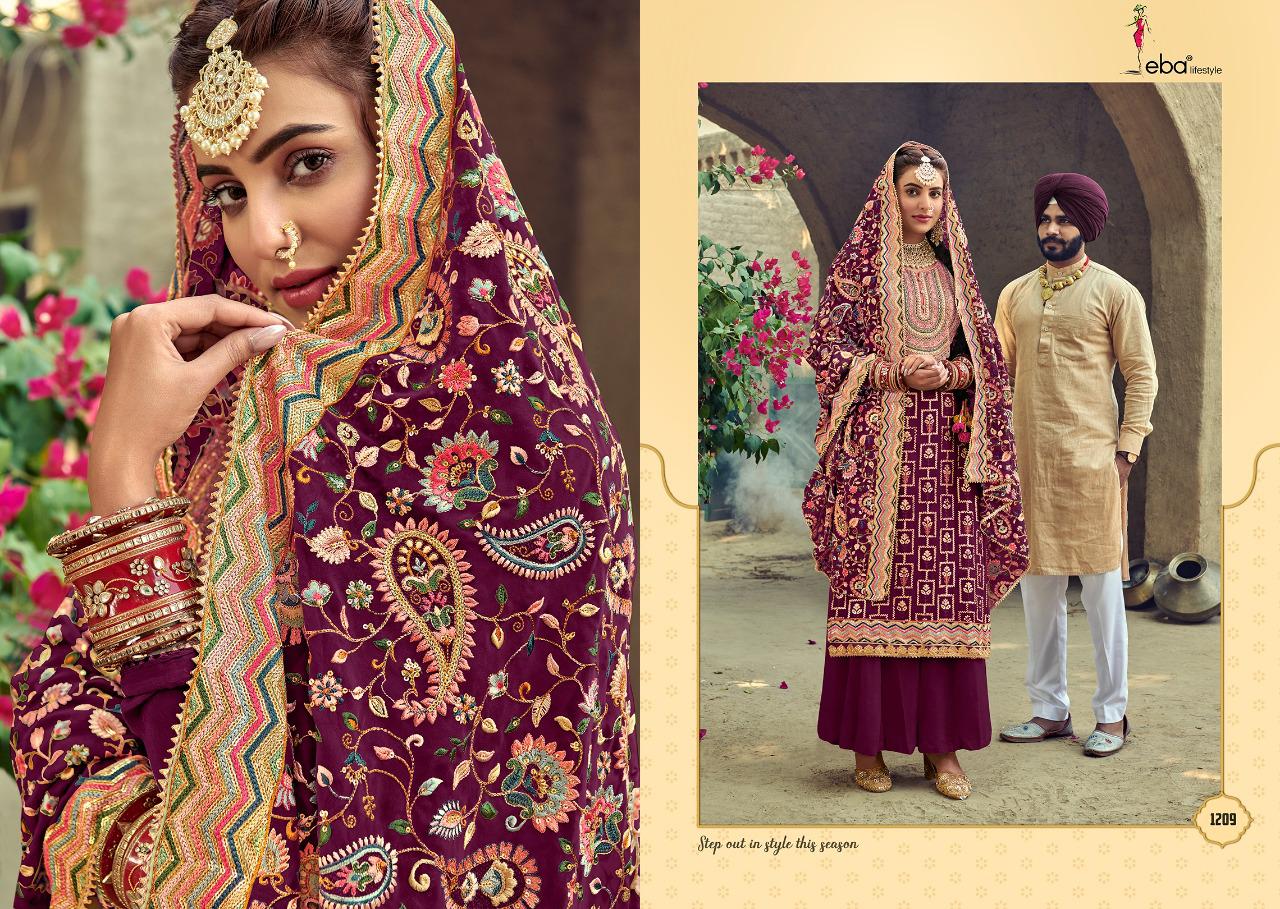 Eba Satrangi Speacial Embroidery Wear Salwar Kameez Catalog