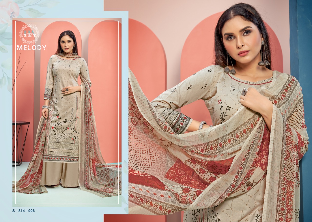 Harshit Melody Designer Cotton Dress Material Catalog