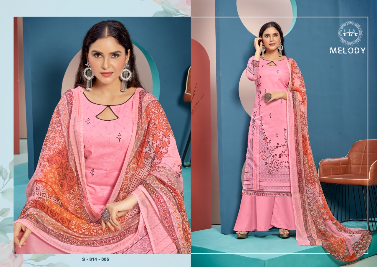Harshit Melody Designer Cotton Dress Material Catalog