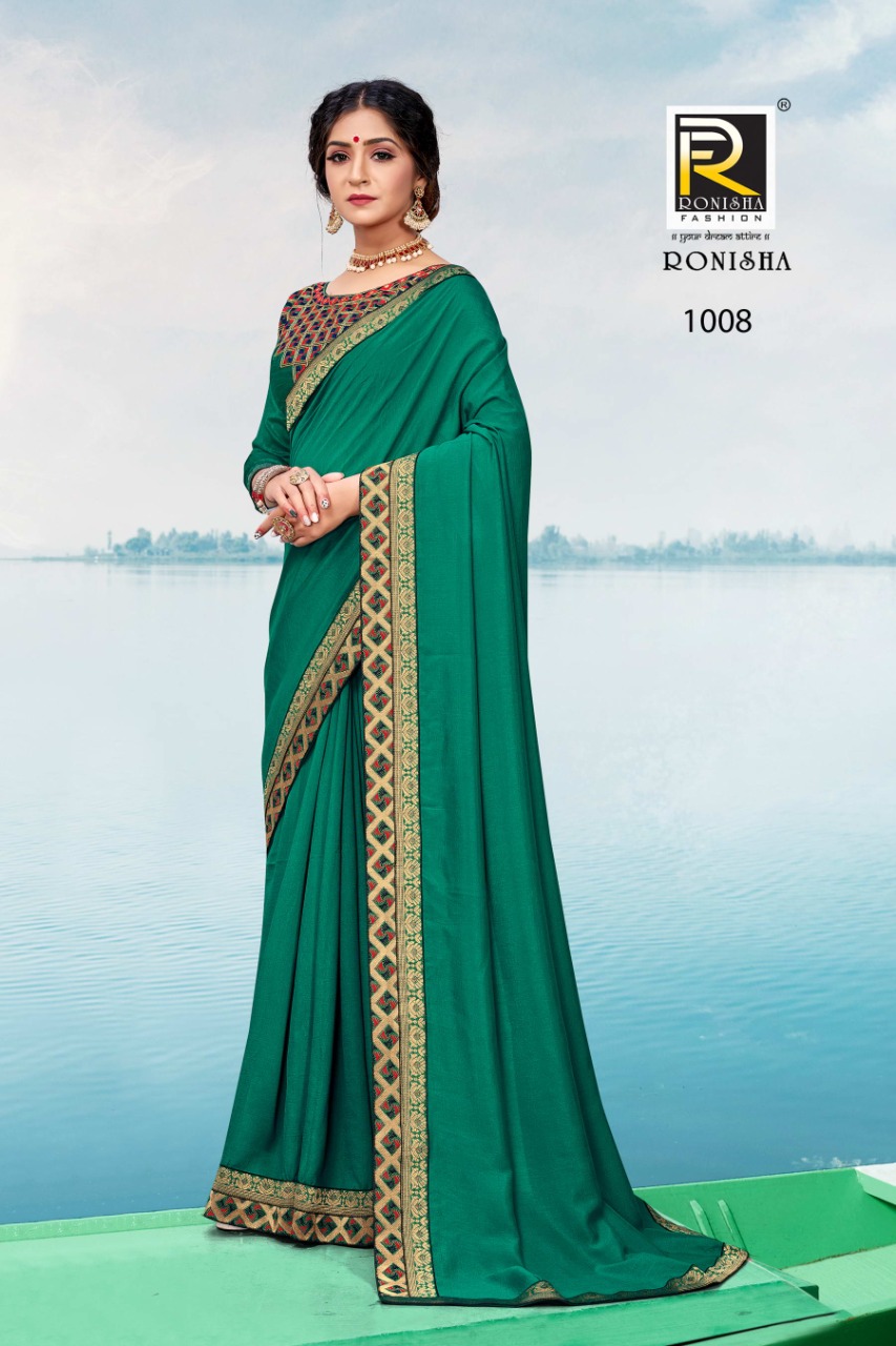 Ranjna Aashna Fancy Border Work Blouse Beautiful Saree Collection