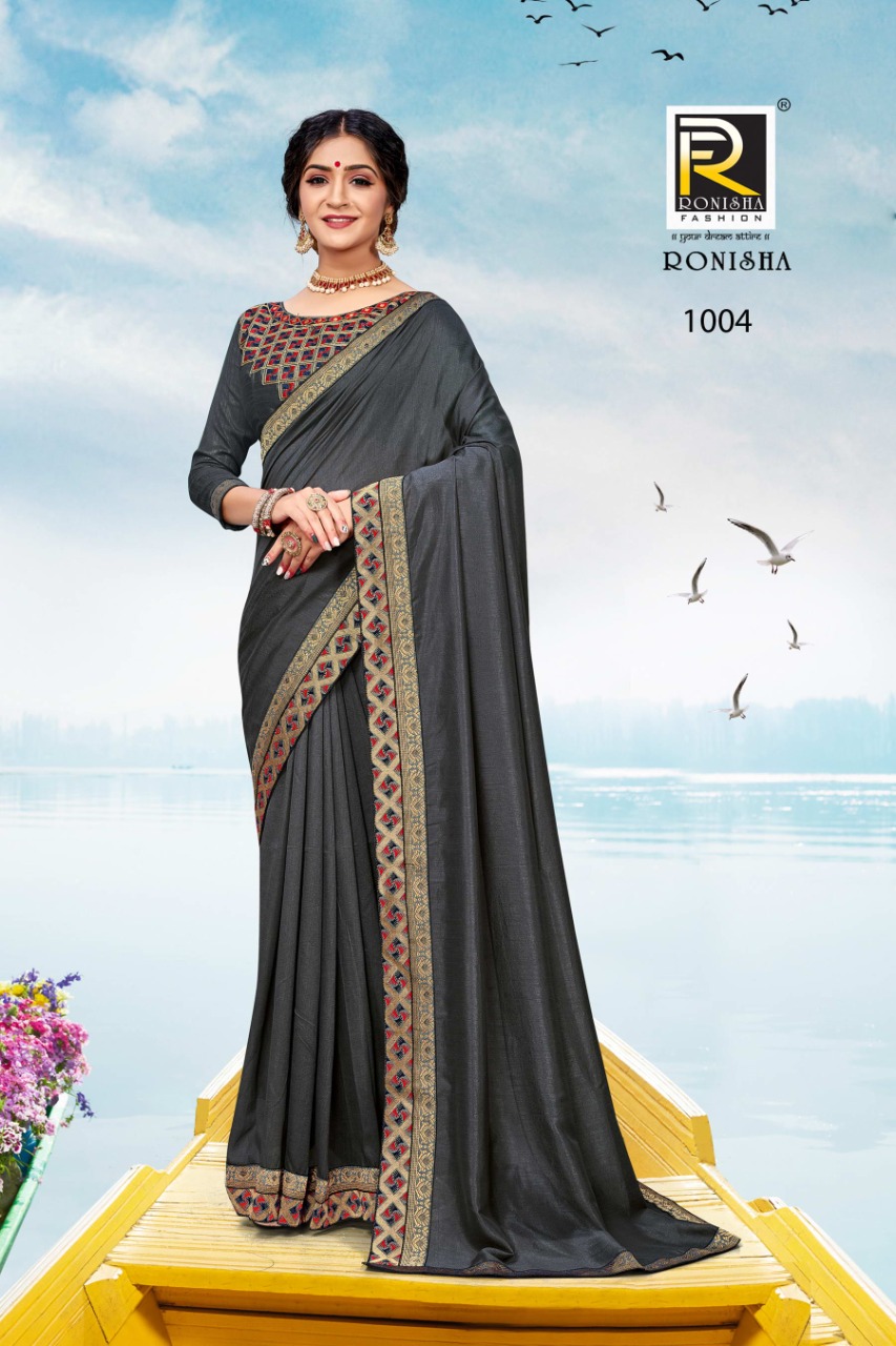 Ranjna Aashna Fancy Border Work Blouse Beautiful Saree Collection